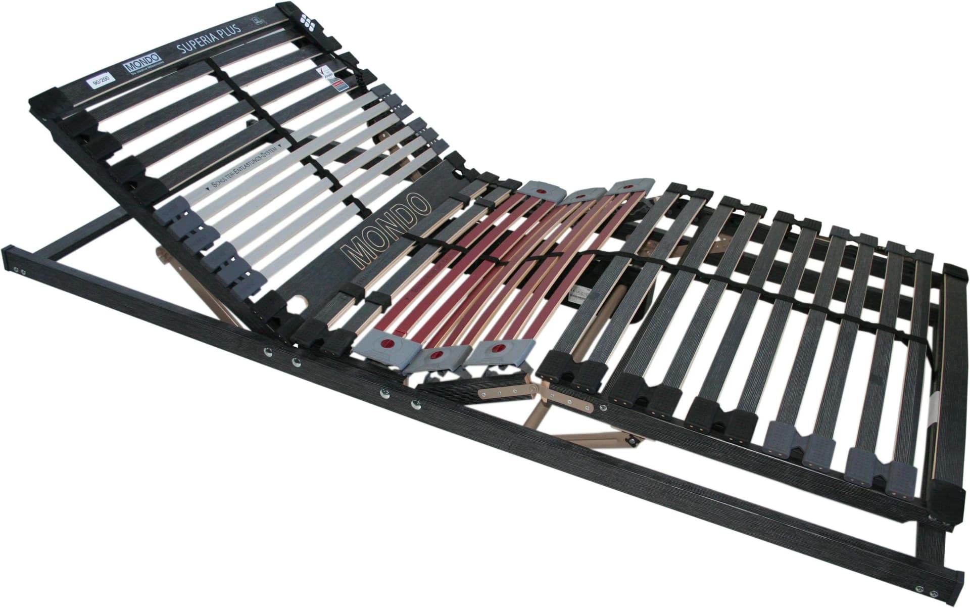 Lattenrost MONDO SUPERIA PLUS M Holz Furniert Motorisch Verstellbar