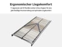 OTTO HOME Lattenrost Tronfjell Grau 7-Zonen 140x200 cm Bild 3