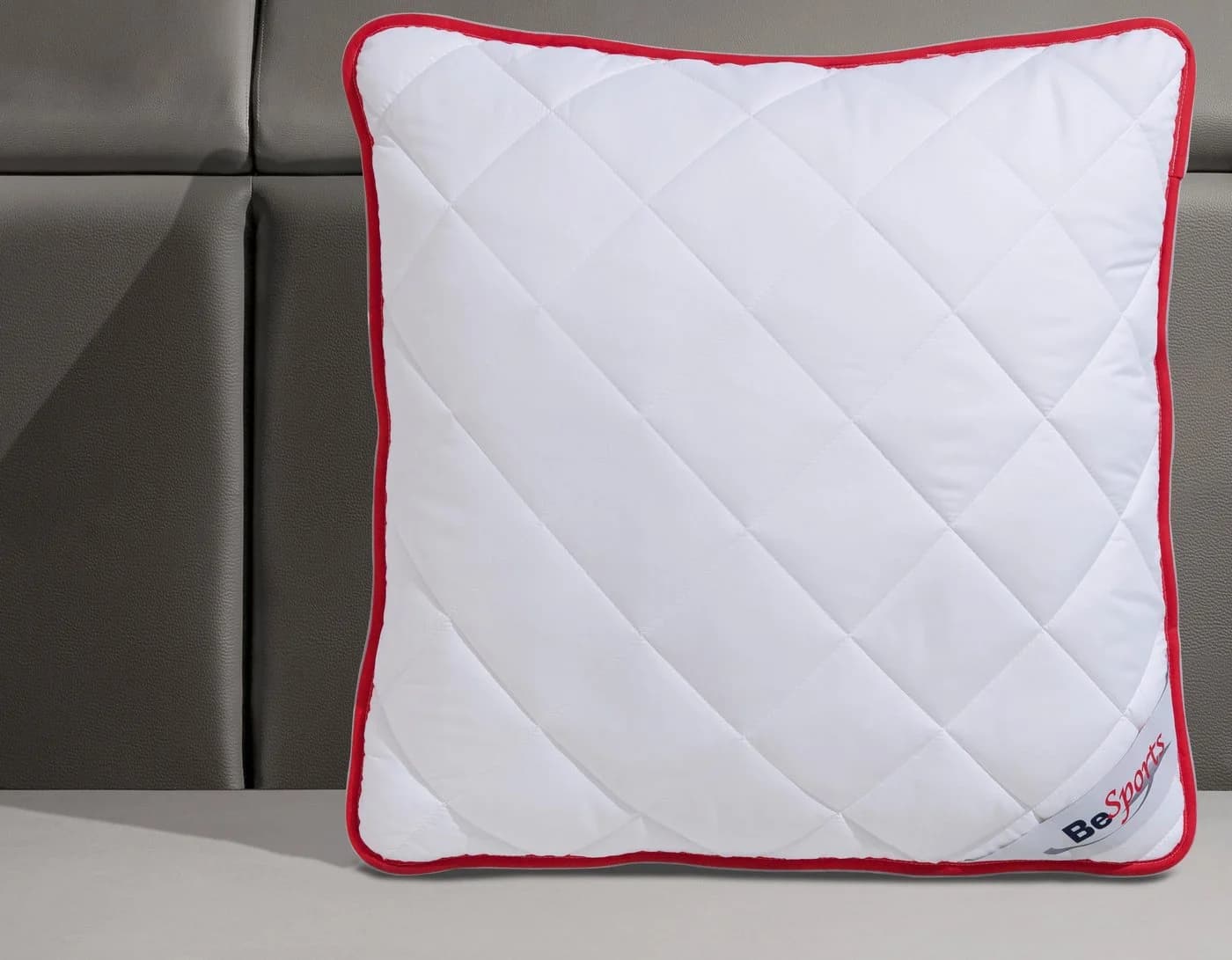 BeSports Premium Wendekissen Weiß Microfaser 80x80 cm - Bild 3