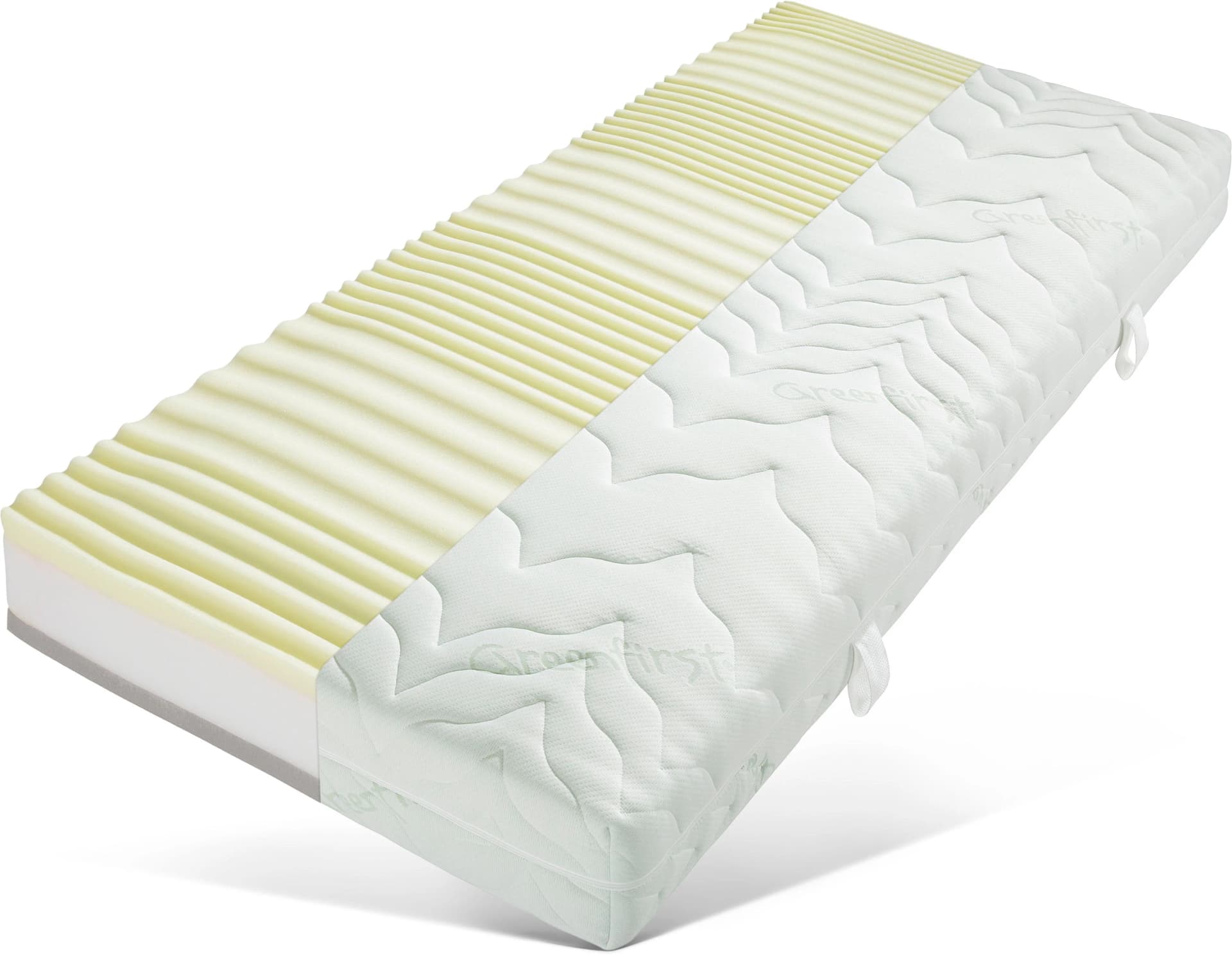 BECO Vario Lux Greenfirst Taschenfederkernmatratze Weiß Wendematratze