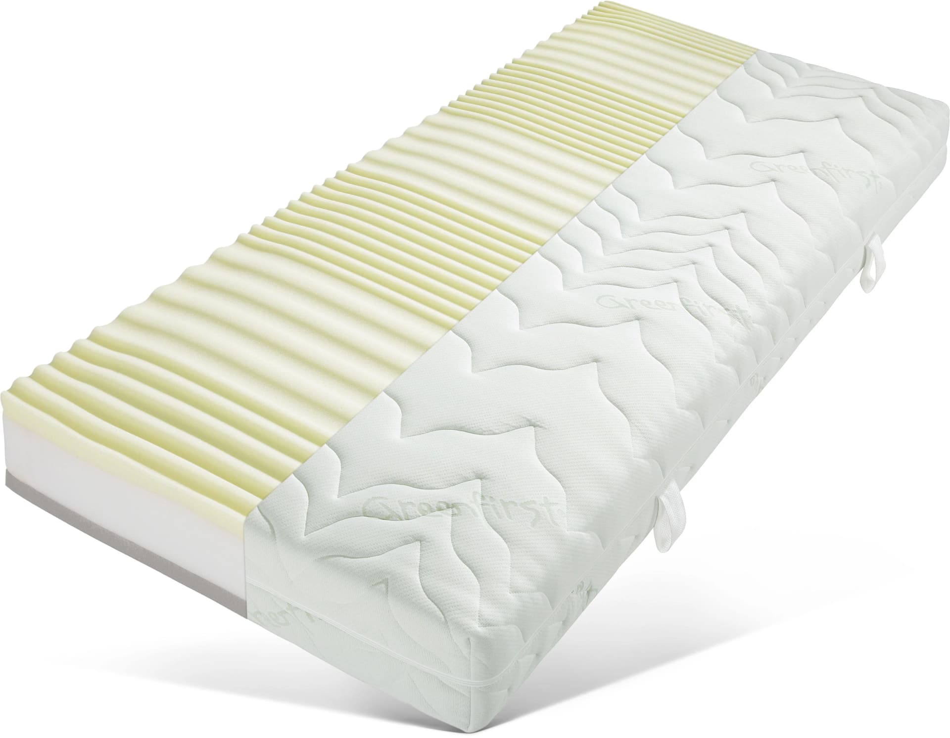 BECO Vario Lux Greenfirst Taschenfederkernmatratze Weiß Wendematratze