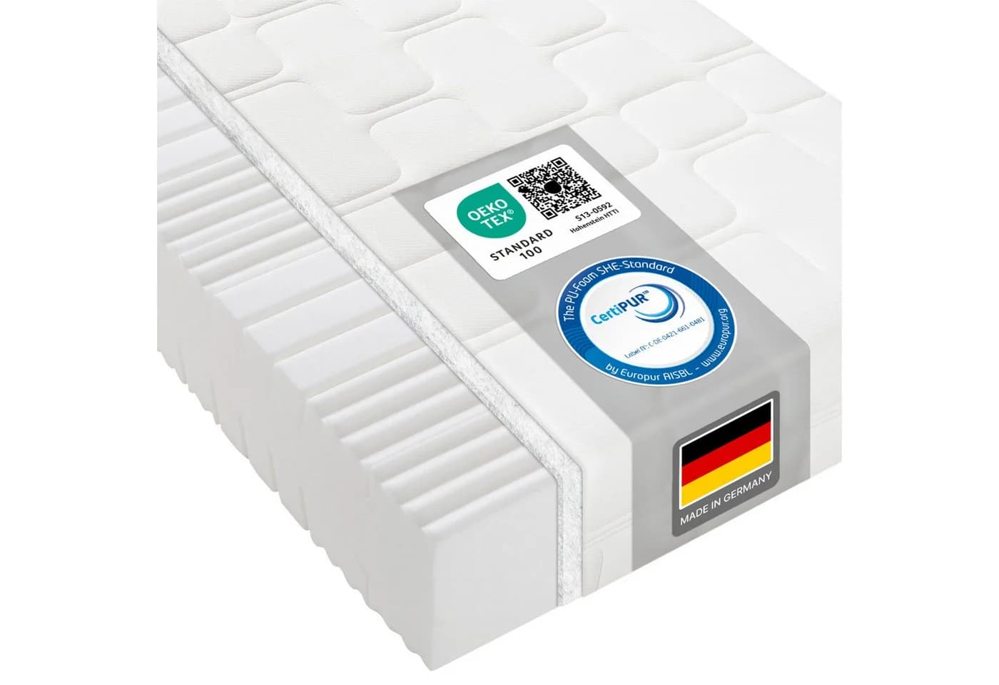 BECO Grand Relax Komfortschaummatratze Weiß 7-Zonen - Bild 2