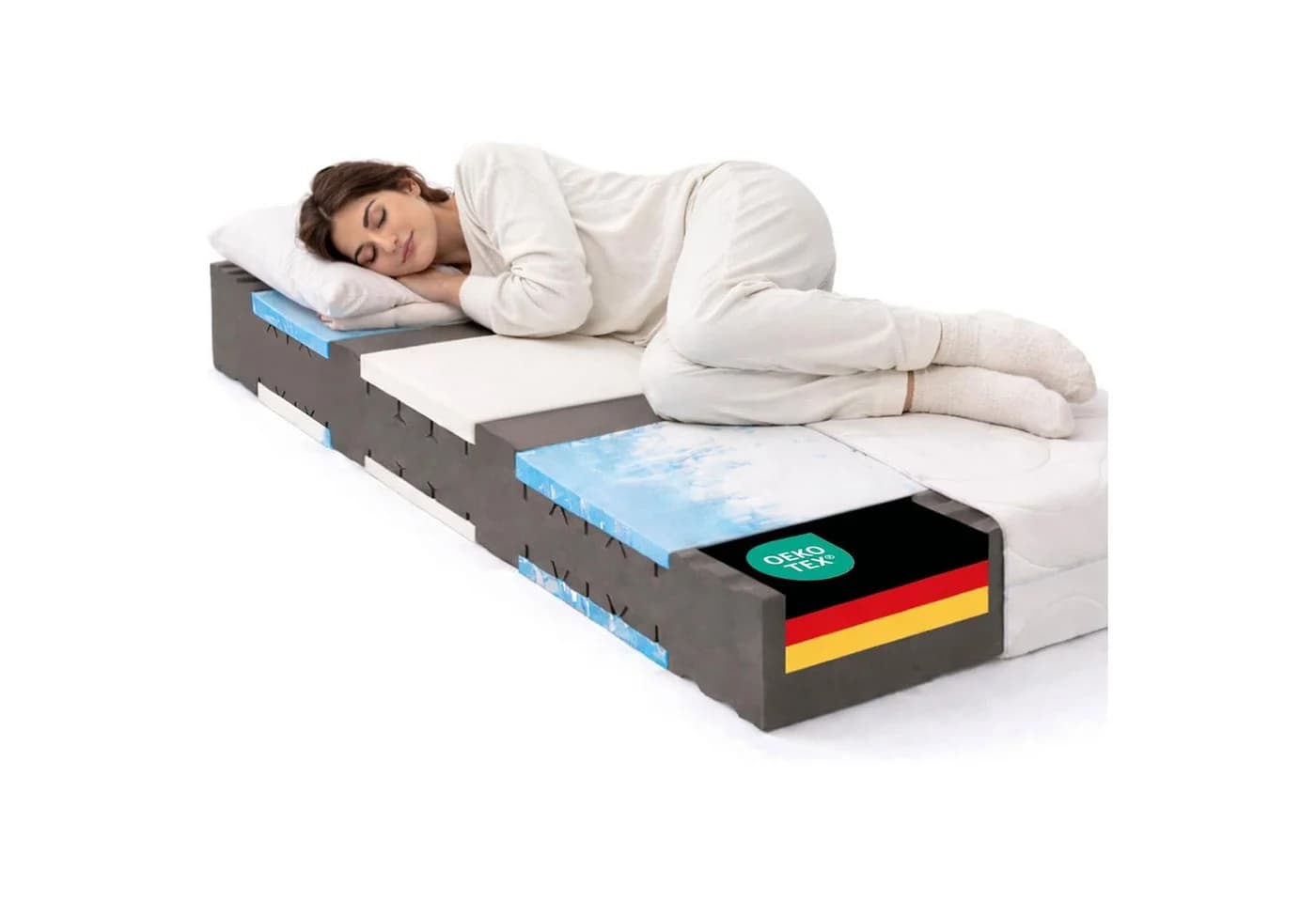 Beco Komfortschaummatratze Vision Top 22 cm 7-Zonen Matratze - Bild 2