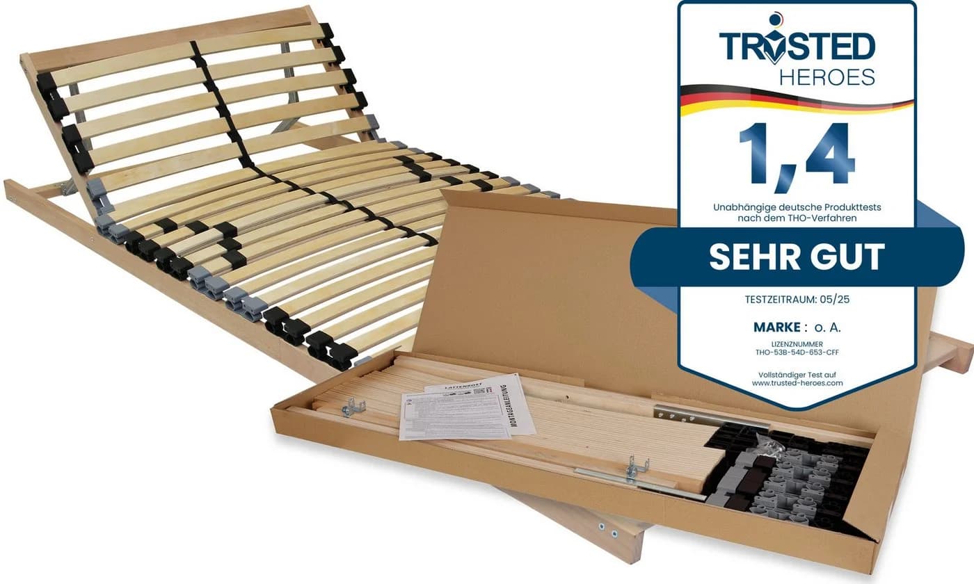 BeCo Lattenrost Easy 4 all mit verstellbarem Kopfteil - Bild 3