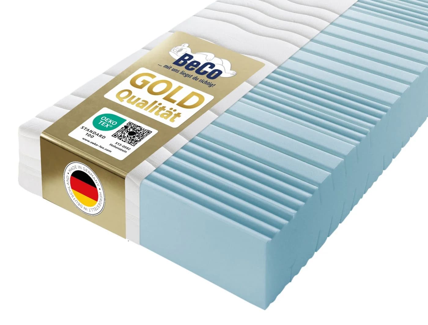 BECO Grand Majestic GOLD Komfortschaummatratze 7-Zonen Weiß - Bild 2