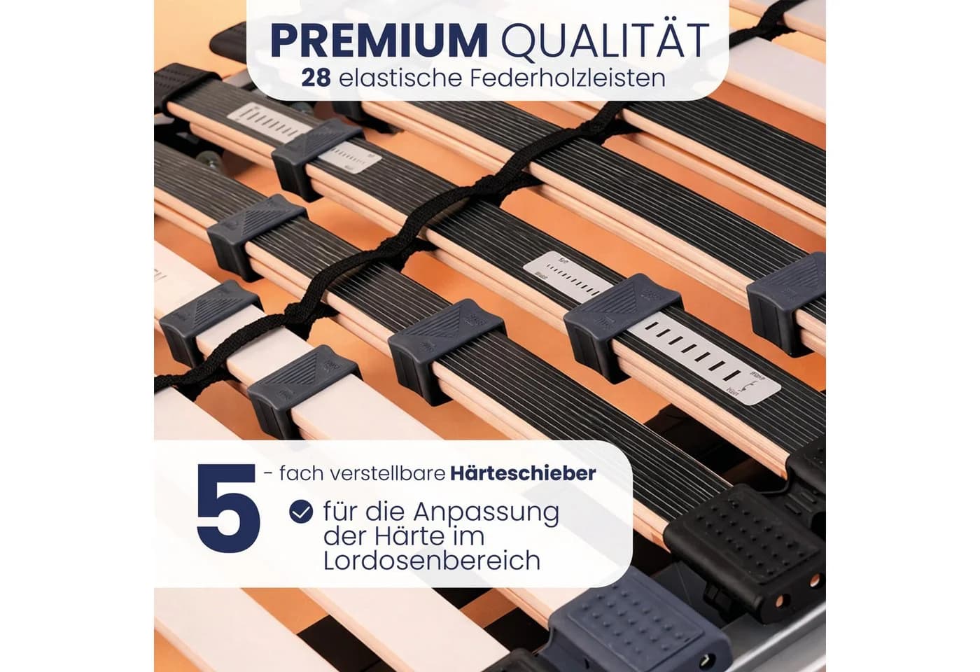 Beco Lattenrost mit Motor Luxus E-Move 28 Leisten komplett montiert - Bild 3