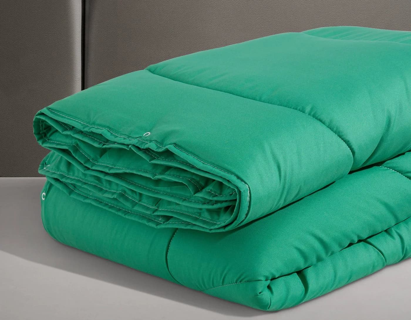 OTTO HOME Microlux Microfaserbettdecke 135x200 cm Grün 4-Jahreszeiten