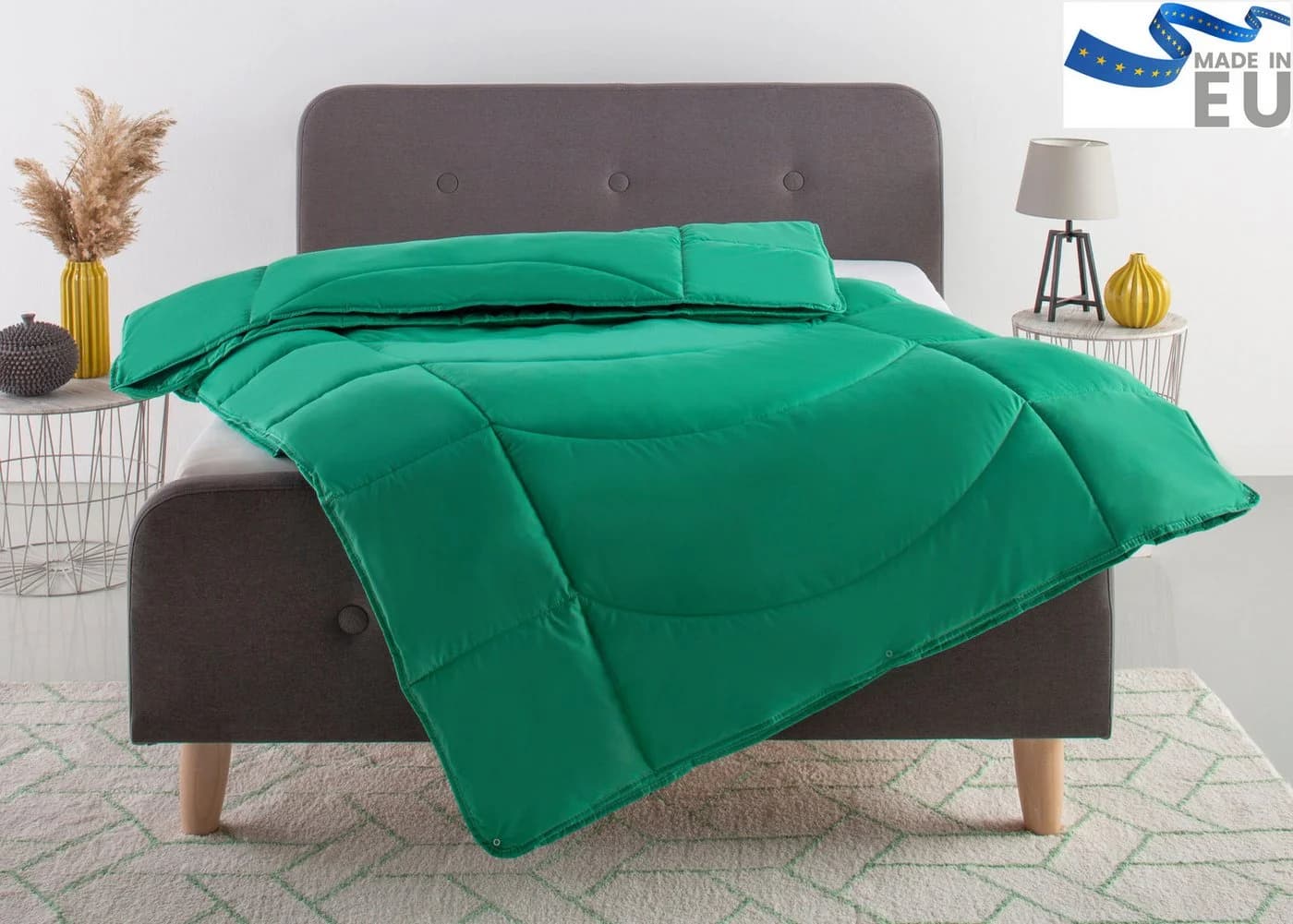 OTTO HOME Microlux Microfaserbettdecke 135x200 cm Grün 4-Jahreszeiten - Bild 2