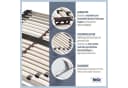 BECO Maxi Strong Lattenrost Weiß 140x200 cm Mehrzonenrahmen Bild 2