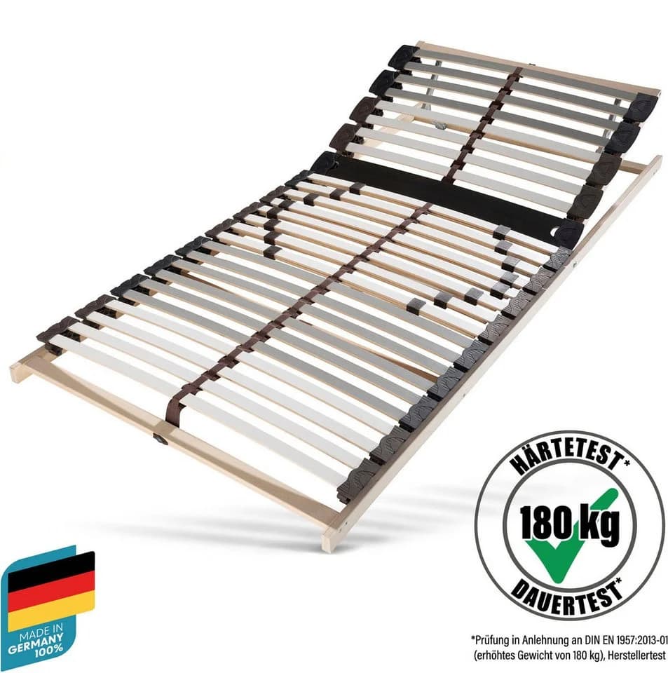 BECO Maxi Strong Lattenrost Weiß 140x200 cm Mehrzonenrahmen - Bild 3