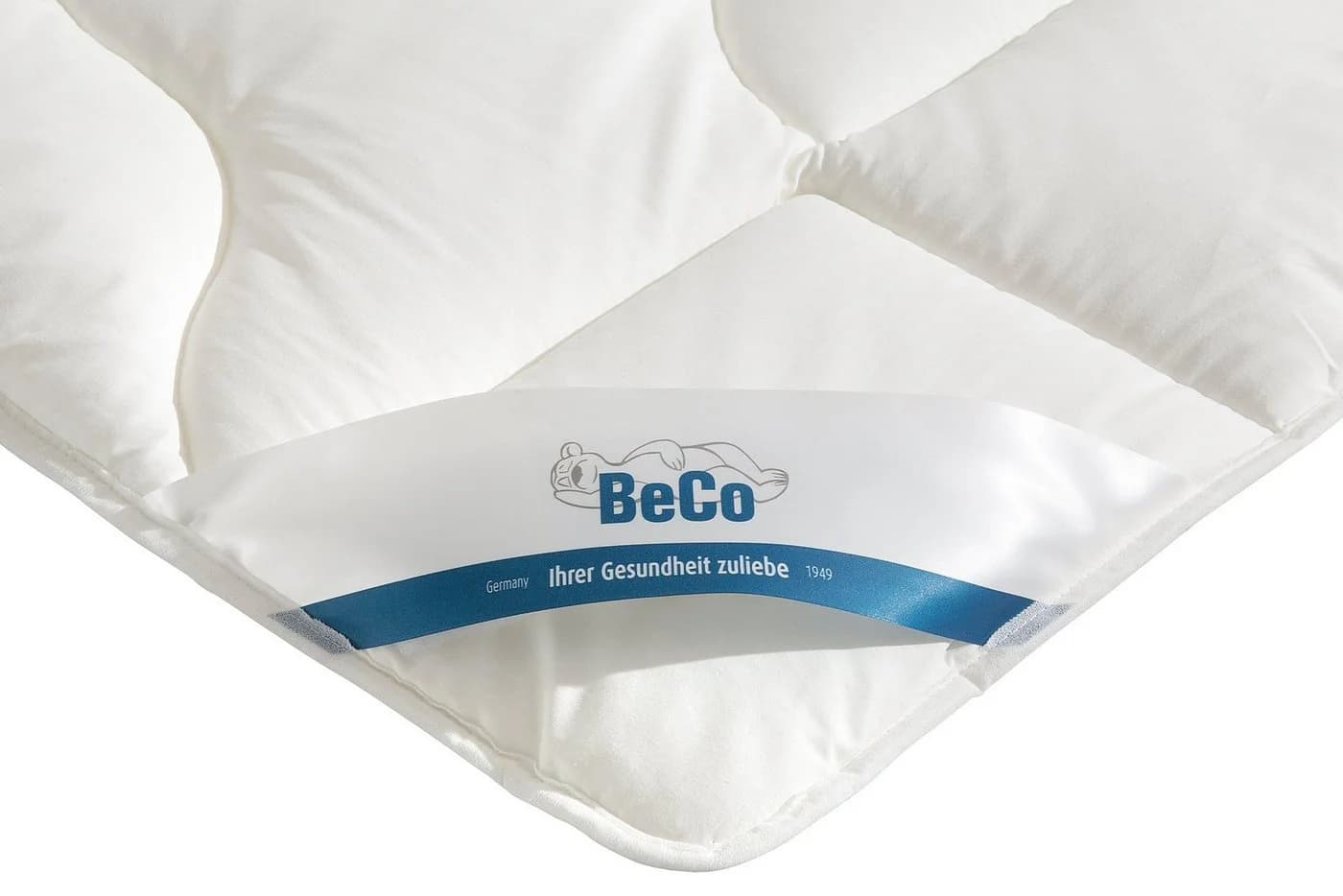 BECO EcoWell Kunstfaserbettdecke Blauer Engel 4-Jahreszeiten Beige - Bild 3