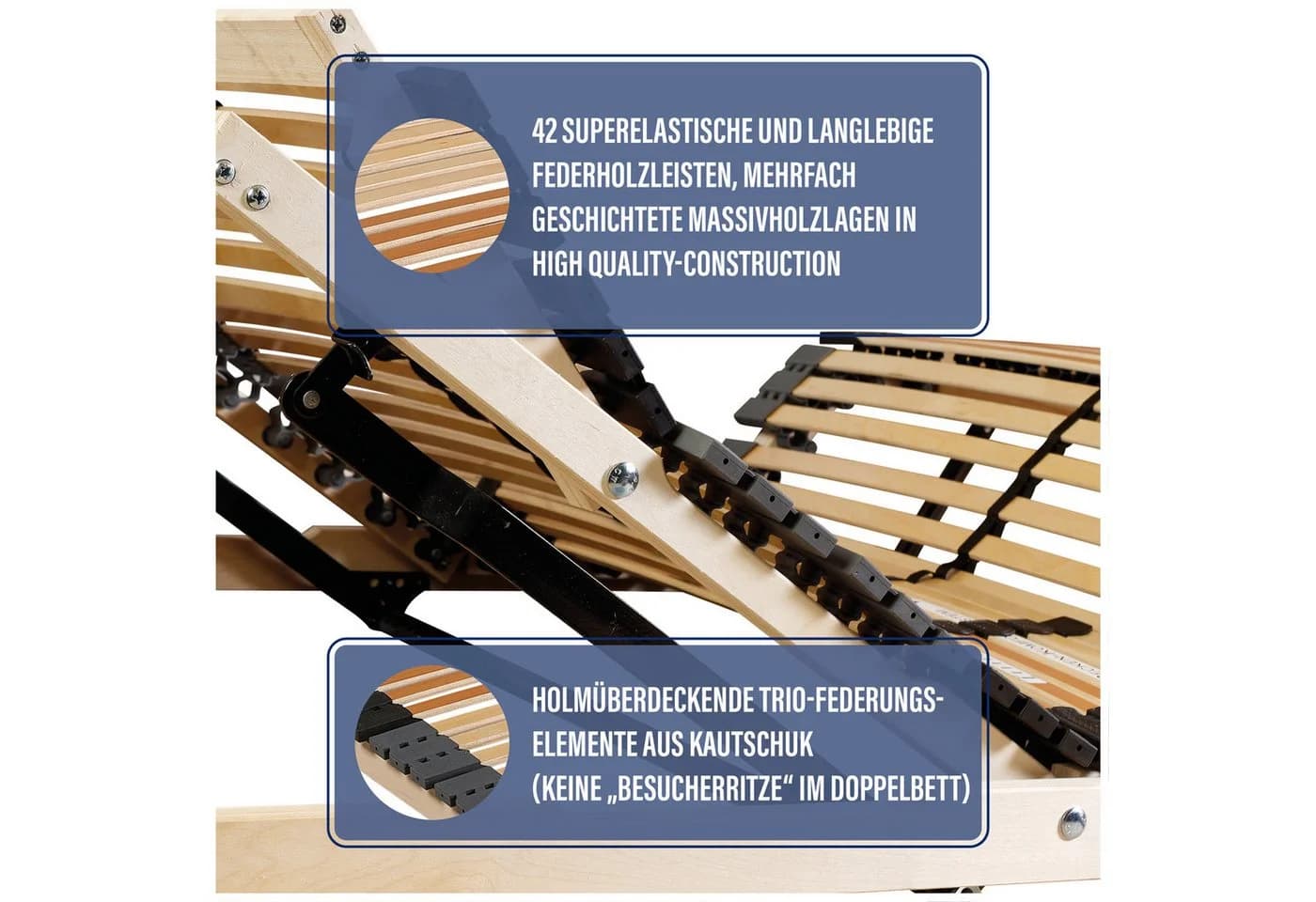 Beco Lattenrost Comfort Lux 42 Leisten Motor Funkfernbedienung - Bild 3