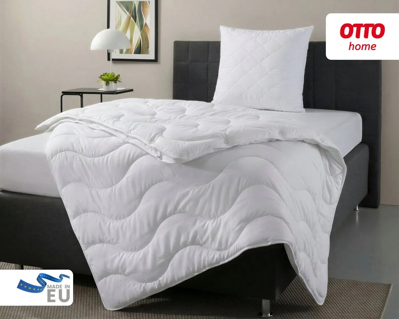 OTTO home Microfaserbettdecke + Kissen Mailo 2-tlg. 4-Jahreszeiten - Bild 4