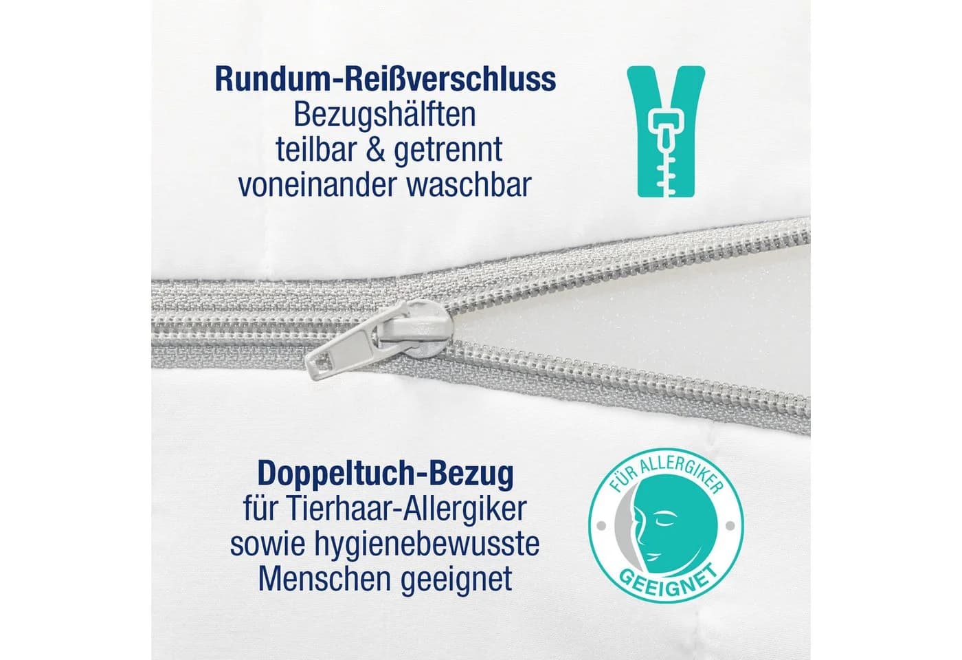 BeMeo Federkernmatratze 2-in-1 Hybrid mit 7 Zonen - Bild 5