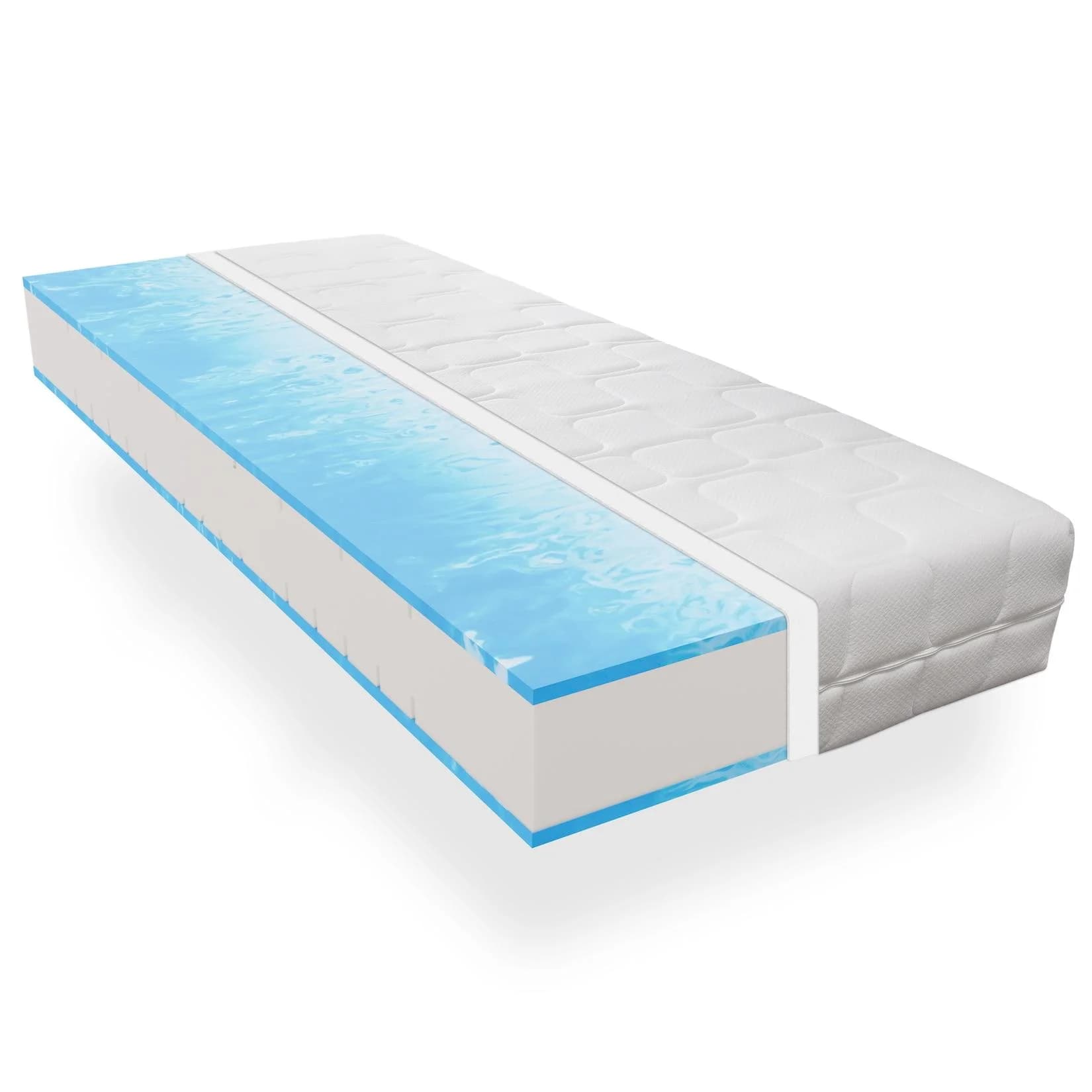BeMeo Gel Luxus-Matratze 24 cm Höhe 90x200 cm Gelschaum