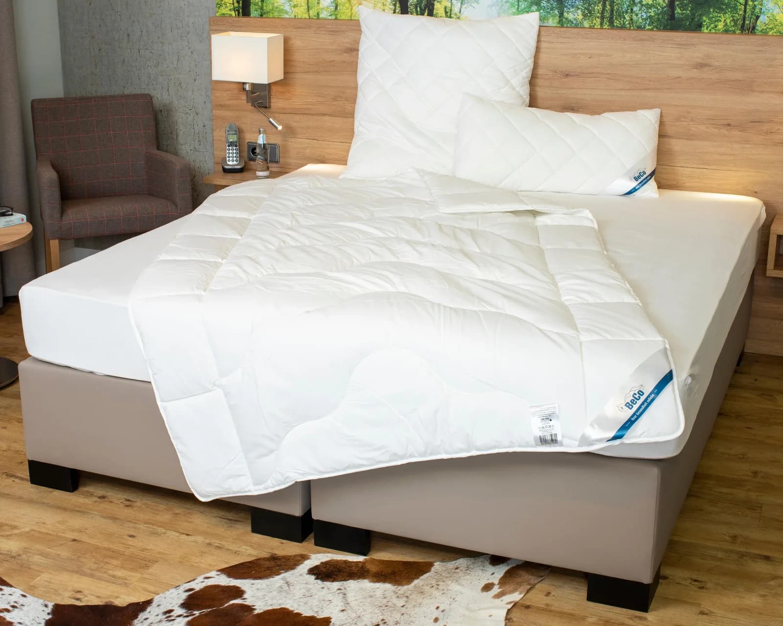 BECO Medibett MF50 Bettdecke 135x200 cm Weiß Baumwolle