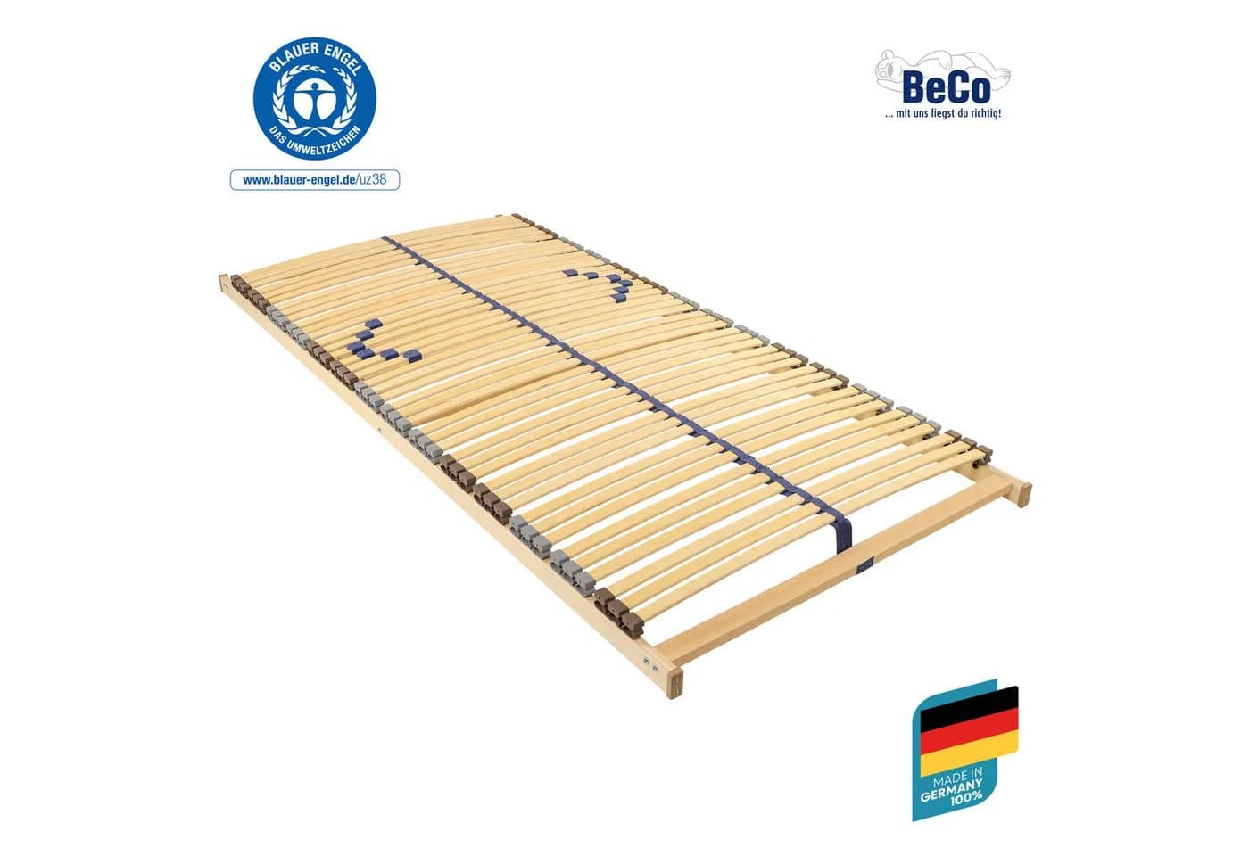 BECO Blue Royal NV Lattenrost Transparent Weiß 7-Zonen - Bild 2