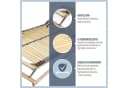 BECO Blue Royal KF Lattenrost manuell verstellbar Weiss Transparent Bild 3