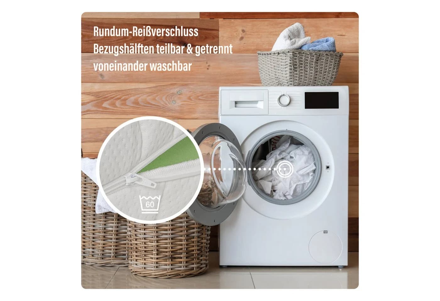 RAVENSBERGER Matratzen Kaltschaummatratze Komfort-SAN 7 Liegezonen - Bild 4