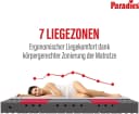 Paradies Varioduo 7-Zonen-Kaltschaummatratze Bild 3