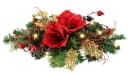 Kunstpflanze Tannenleger I.GE.A. 10 cm Amaryllis Zapfen Beeren Kunststoff Weihnachtsdeko Bild 2