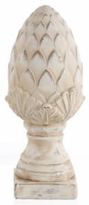 I.GE.A. Dekoobjekt Zapfen Set 2 St. Beige Keramik Bild 4