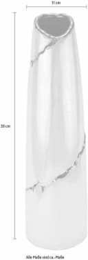HOME AFFAIRE Dekovase Gold Keramik Elegante Form Bild 1