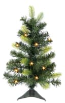 I.GE.A. Künstlicher Weihnachtsbaum LED-Tannenbaum Mini Christbaum Grün Bild 2