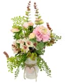 Moderne Kunstblume in Rosa Bild 1