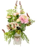 Moderne Kunstblume in Rosa Bild 2