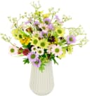 I.GE.A. Kunstblumenstrauß Margeriten-Mix in Keramikvase Bunt Bild 2