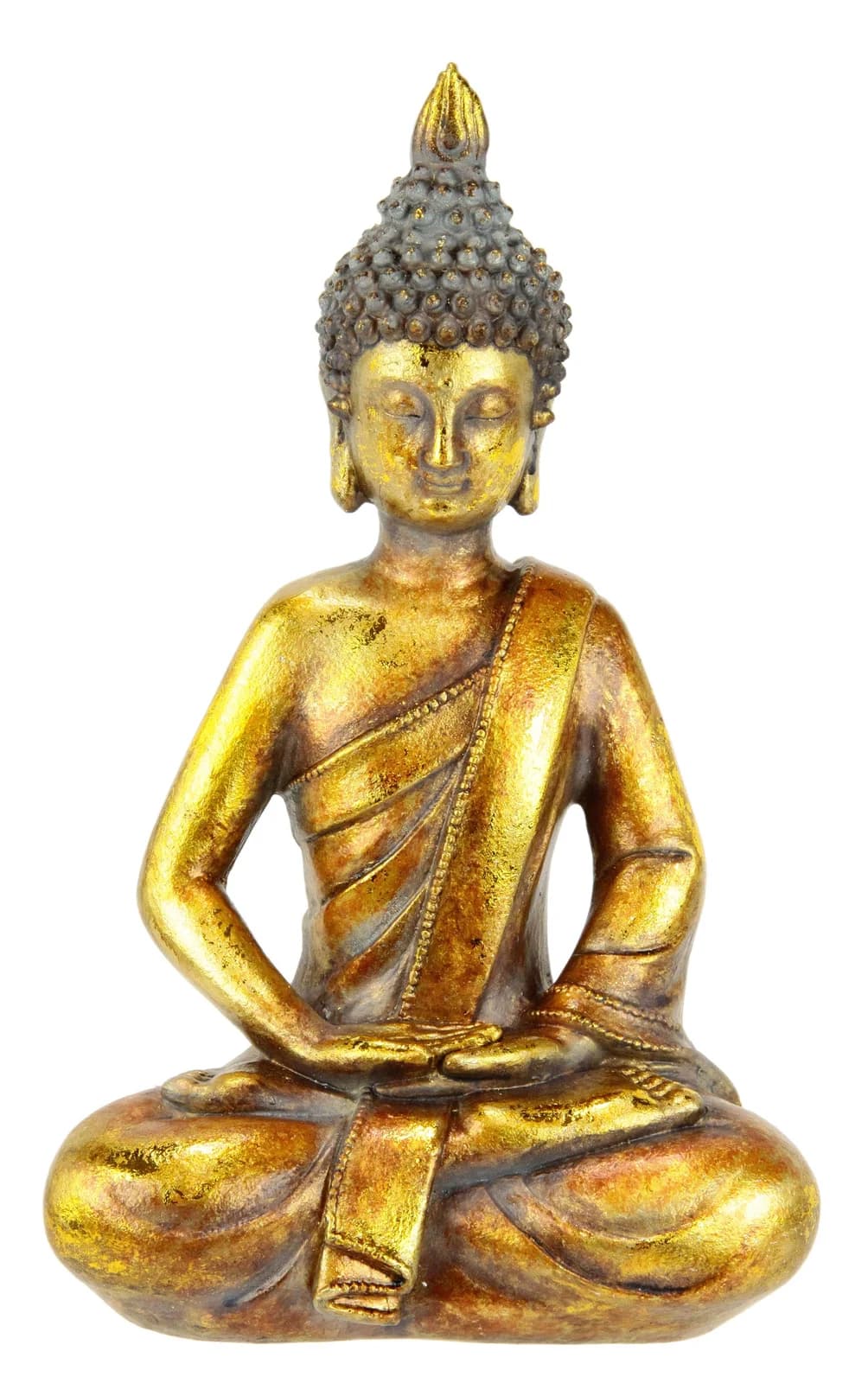 I.GE.A. Dekofigur Buddha Gold Polyresin