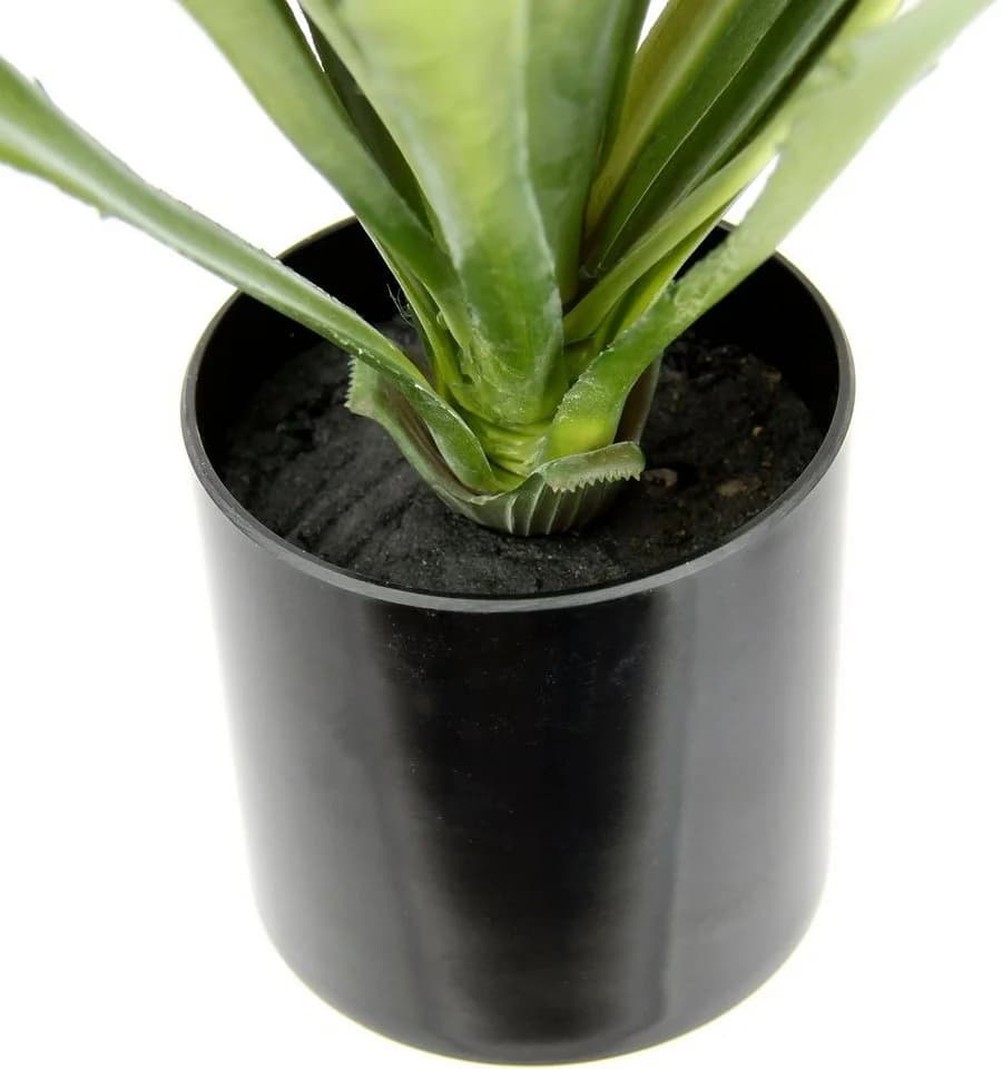 Kunstpflanze Künstliche Agave Aloe Vera im Topf Kunstpflanze, I.GE.A., Höhe 38 cm, Kaktus Kakteen - Bild 3