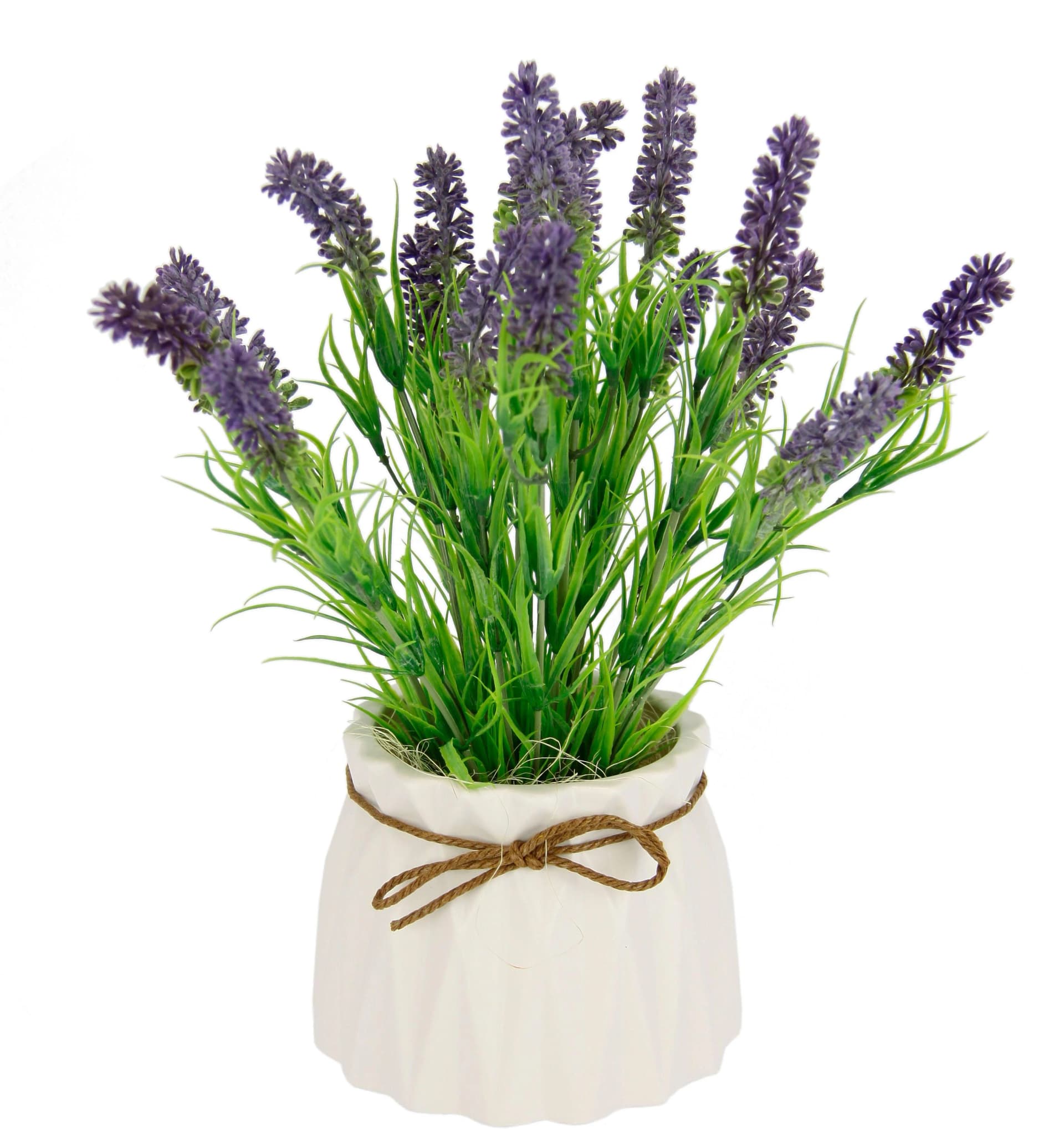 I.GE.A. Kunstpflanze Lavendel Violett Im Keramiktopf - Bild 2