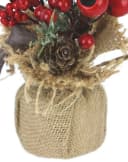 I.GE.A. Weihnachtsgesteck 2er Set Rot Kunstpflanze Bild 4