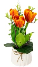 Kunstblume Tulpen I.GE.A. 32 cm Keramiktopf Bild 2