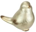 I.GE.A. Dekofigur Vogel aus Keramik Gold 2er Set Bild 1