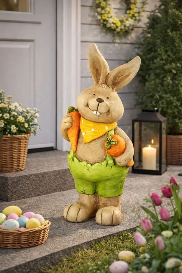 Baur Versand Dekofigur I.GE.A. Osterhase mit Karotten Grün - Bild 3