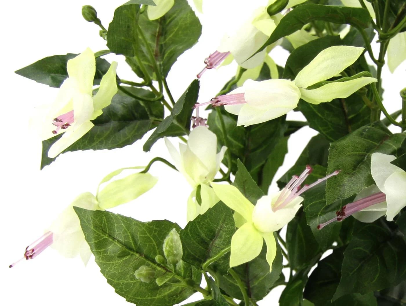 I.GE.A. Kunstblume Fuchsie Rosa/Weiß Hängend