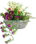 I.GE.A. Kunstblume Gesteck Margeriten und Petunien Weidekorb Bild 2