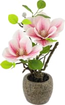 Kunstblume Magnolie im Topf, I.GE.A., Höhe 33 cm, Künstlich wie echt Bild 2