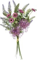 I.GE.A. Kunstblumen-Strauß Protea Zinnien Lavendel Violett Bild 2