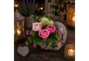 OTTO home Kunstblume Gesteck 'Rosen' in Herz-Pflanzschale Rosa Bild 3