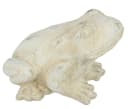 I.GE.A. Frosch Dekofigur Keramik Beige Antik-Look Bild 3