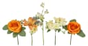 I.GE.A. Kunstblumen-Strauß Rosen Lilien Hortensie Orange Bild 3