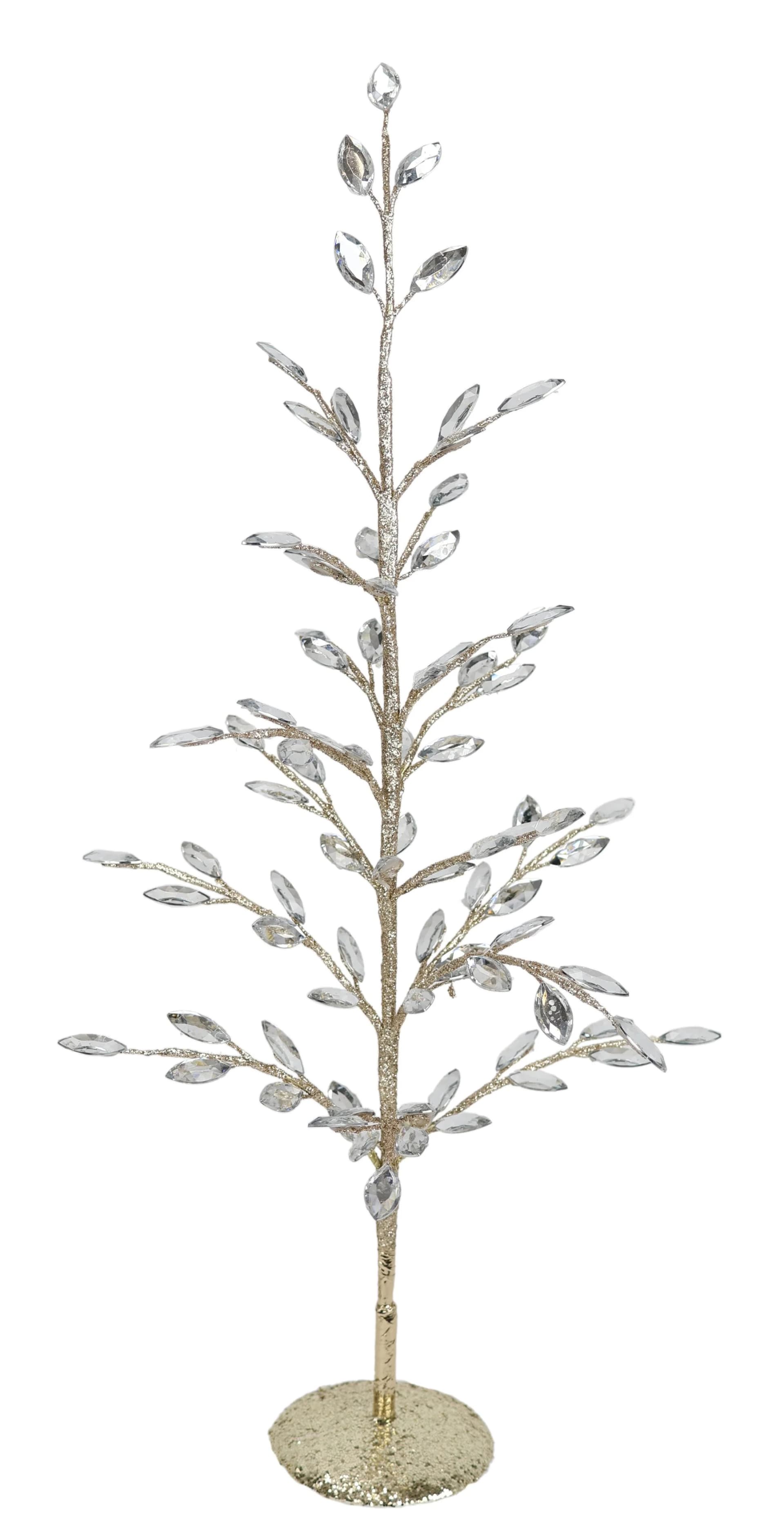 Kunstbaum I.GE.A. Dekobaum Champagner Metall Kunstpflanzen