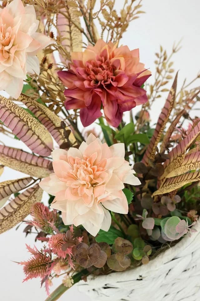 I.GE.A. Kunstblumen-Arrangement 'Dahlien' 60 cm Herbstdeko - Bild 3