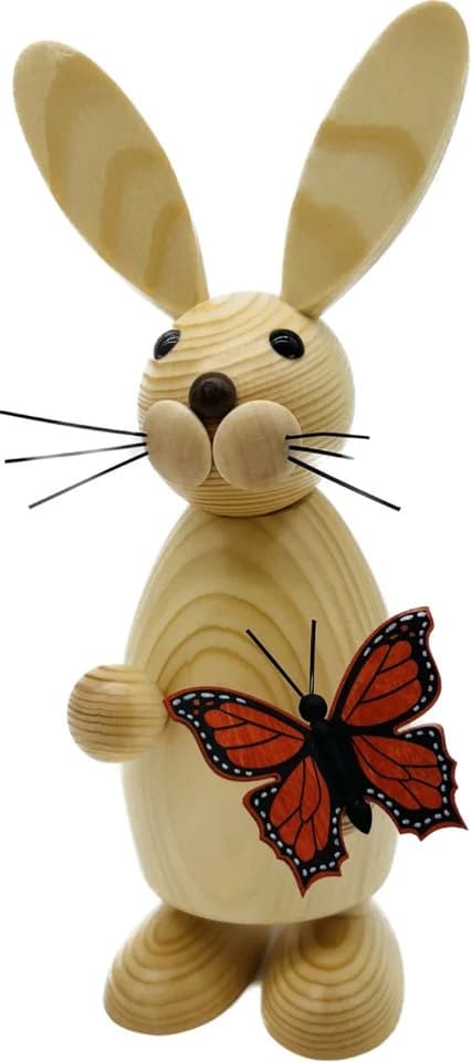 Richard Glaesser Osterhase Mädchen mit Schmetterling 23 cm - Bild 2
