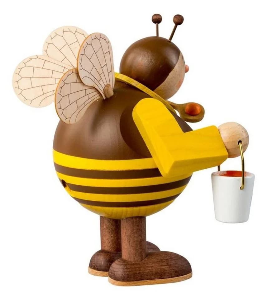 Richard Glaesser Räuchermännchen Biene Holz 15 cm
