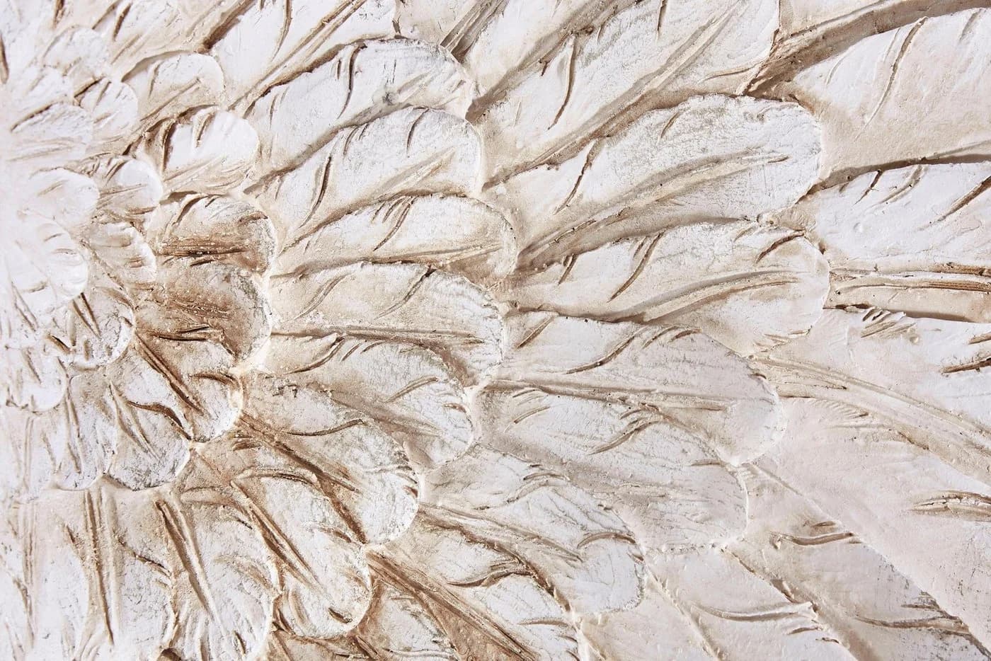 HOME AFFAIRE Engelsflügel Wanddekoobjekt Beige Polyresin - Bild 5